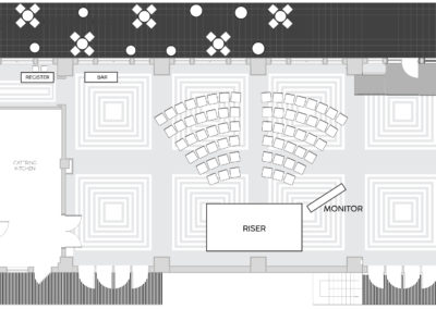 small presentation layout for corporate event space the penthouse hyde park chicago
